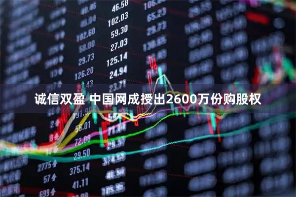 诚信双盈 中国网成授出2600万份购股权